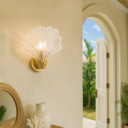 Wall lamp Aurora Clear Glass E14 brs