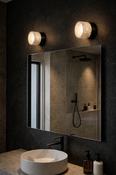 Wall lamp Colli Travertine E27 BL