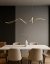 Pendant lamp Famous linear 2 P3 LED 30W 3CCT L1600 GL