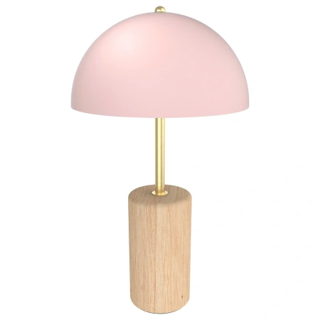 Table lamp Blaire E27 Pink Wood