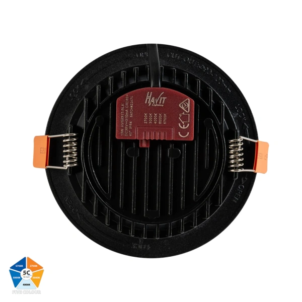 Recessed downlight Ora BLK 5CCT Fixed LED 13W IP54 Recessed downlight Ora BLK 5CCT Fixed LED 13W IP54