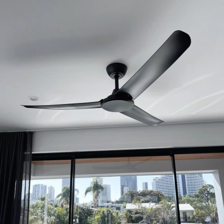 Ceiling Fan Flatjet 3-4-5 blades BLK 52