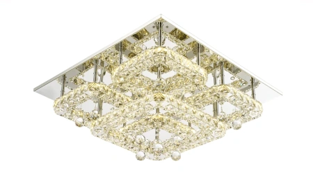 Ceiling light Sorac Crystal LED 45W CCT Dim L55 CHR remote