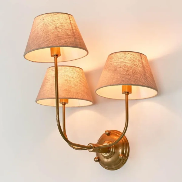 Wall light Trilogy Base E14 H365 BRS