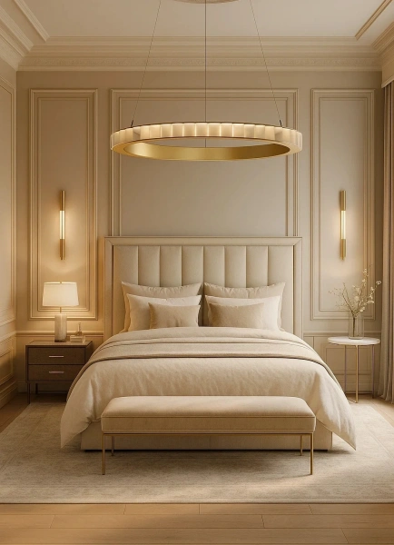 Pendant lamp Capella Alabaster Spanish Marble D100 LED 70W CCT Dim BRS