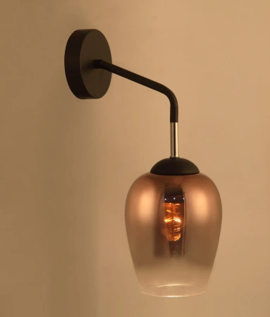 Wall light VINUM2W E27 Wine Glass Shape with Colour Fading