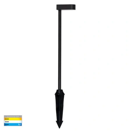 Bollard Spike Lindri 2 24V LED 5W 3CCT BLK