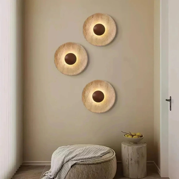 Wall lamp Aska Natural stone 5W
