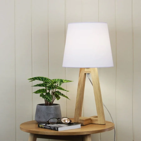 Table lamp EDRA WHITE COTTON SHADE