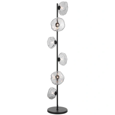 Floor lamp ZECCA 6 LTS D200 BLACK SMOKE