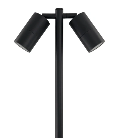 Spike light MR16 Double Adjustable IP65 BLK