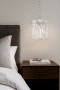 Pendant lamp Riviera 1lt E27 CHR