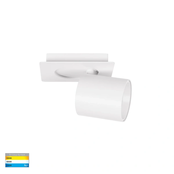 Wall light Sbarra Single Bar Light 3CCT WHT