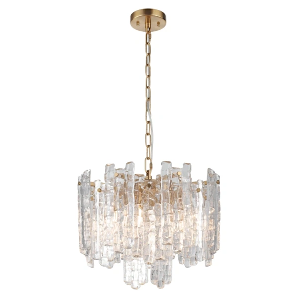 Pendant lamp Riviera 5lt E27 GLD