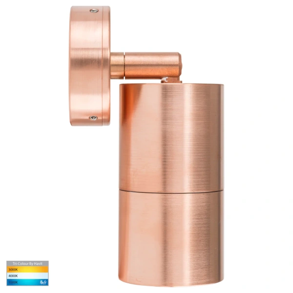 Wall light Tivah Solid Copper 3CCT Single Adjustable HV1217GU10T IP65