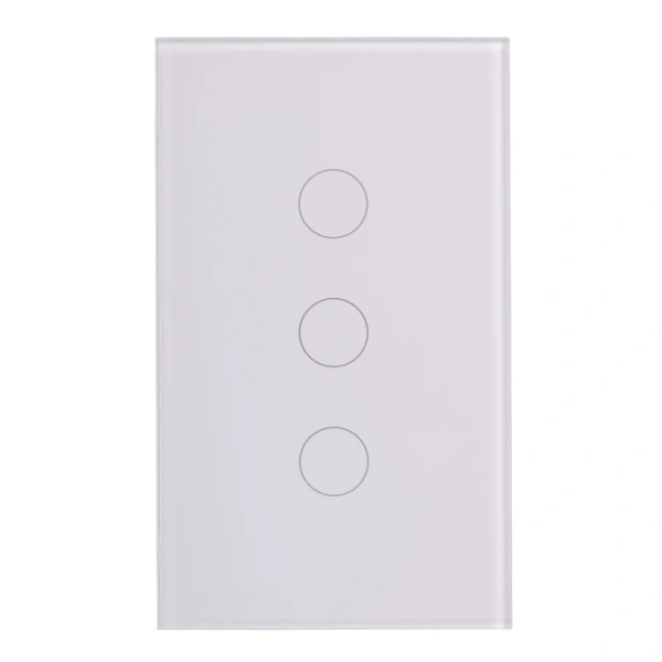 Wall Switch 3 Gang white HV9110-3 Wifi