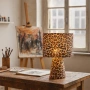 Table lamp Momo Leopard E27 BRW