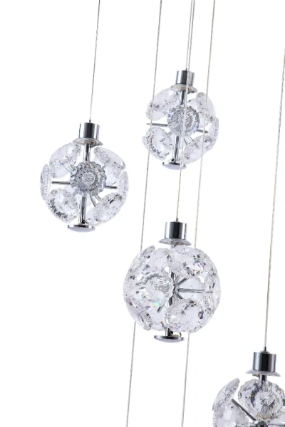 Pendant lamp ADRIANA 12 LED 80W CHR Remote