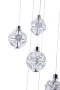 Pendant lamp ADRIANA 12 LED 80W CHR Remote