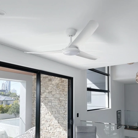 Ceiling Fan Flatjet 3-4-5 blades LED 24W CCT WHT 56