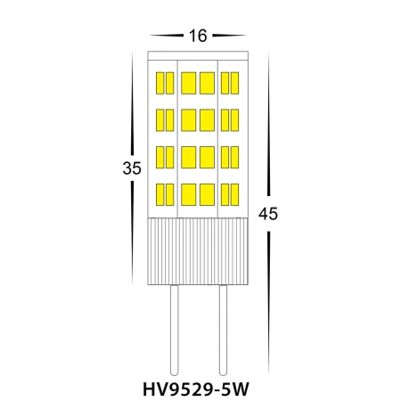 Globe HV9529-5W G4 12V 3000K