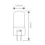 Globe KEY-G5.3-TRIO 4W12V 3CCT