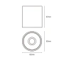 Track Cylinder spotlight Z3022-6.36.CCT.BK 48V 6W WIFI
