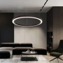 Pendant lamp Curvor LED 54W D90 3K BLK