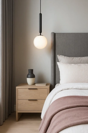 Pendant lamp Loff P1 BK