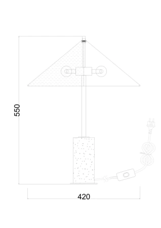 Table lamp Hikari Rattan E27