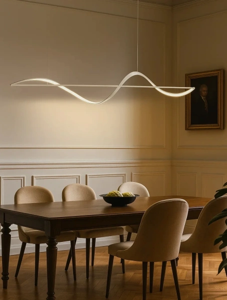 Pendant lamp Famous linear P1 LED 20W 3CCT L1600 WHT