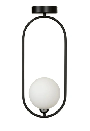 Single pendant DACARAN-1CTC Black