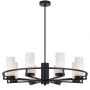 Pendant light EAMON 8 E14 BKOM