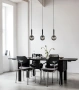Pendant lamp TRATTINO 2 E27 black
