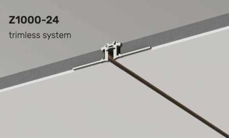 Recessed track Z1000-24.TR.200.BK 2M 24V