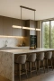Pendant lamp MADISON Spanish Marble LED 40W 3CCT L150 ABRS