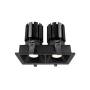 Recessed downlight Shift 2 rectangle adjustable LED 20W 3K BLK
