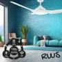 Ceiling Fan Raven RWS 52 High Airflow WIFI WHT