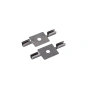Aluminium Profile HV9693-2025-BLK 1m