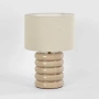 Table lamp Bentley Taupe Ceramic