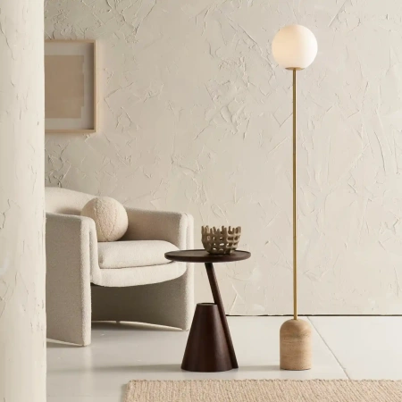 Floor lamp Soren Travertine