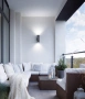 Wall light Octo Up and Down GU10 IP65 Black