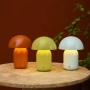 Table Lamp Mushroom LED CCT Dim Rechargeable Pale Blue