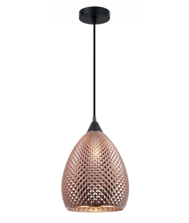 Pendant lamp Rictus 3 Bohemian Glass Ellipse Shape E27 COP