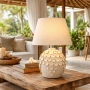 Table lamp Monica Ceramic E27 Ivory