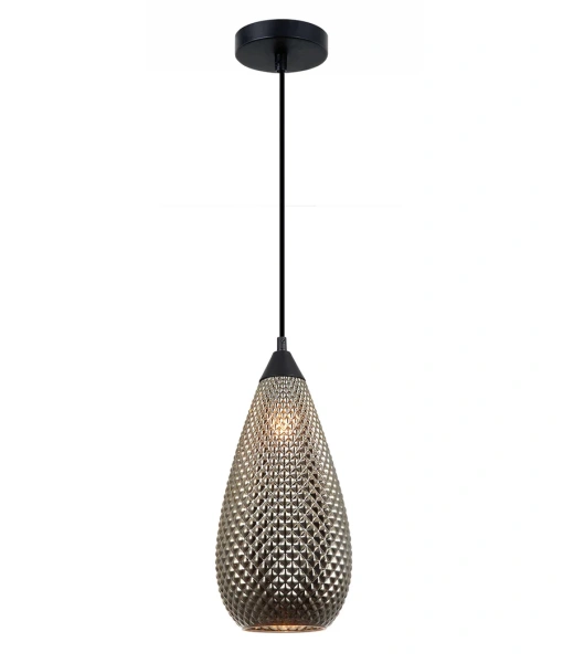 Pendant lamp Rictus 6 Bohemian Glass Drop Shape E27 CHR Pendant lamp Rictus 6 Bohemian Glass Drop Shape E27 CHR