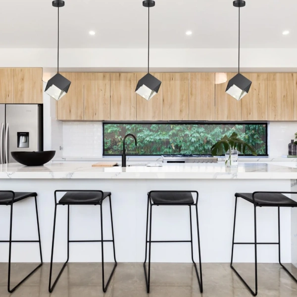 Pendant lamp Kubo Black Glass Pendant lamp Kubo Black Glass