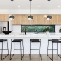 Pendant lamp Kubo Black Glass