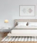 Table lamp CRECER-T2 E27 WHT/BRS