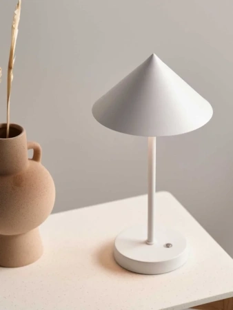 Table lamp Floris rechargeable WHT